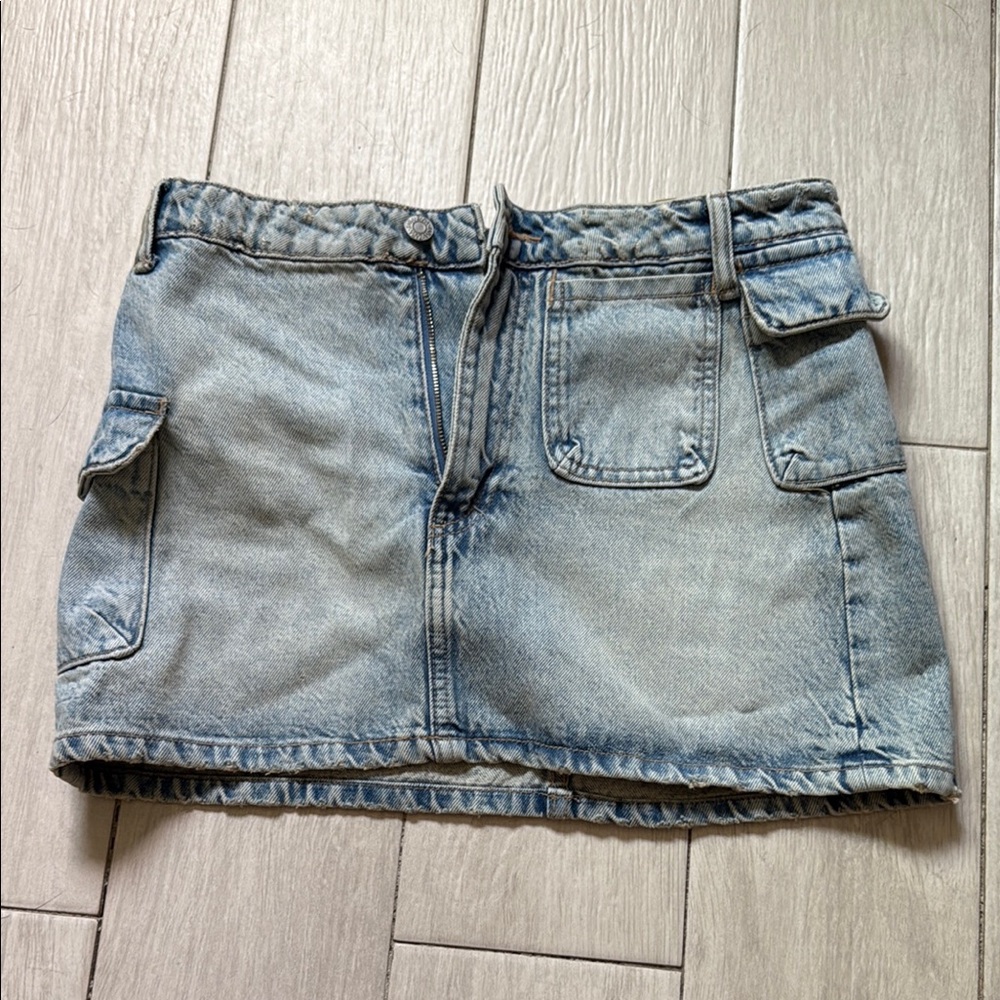 Zara Denim Mini Skirt